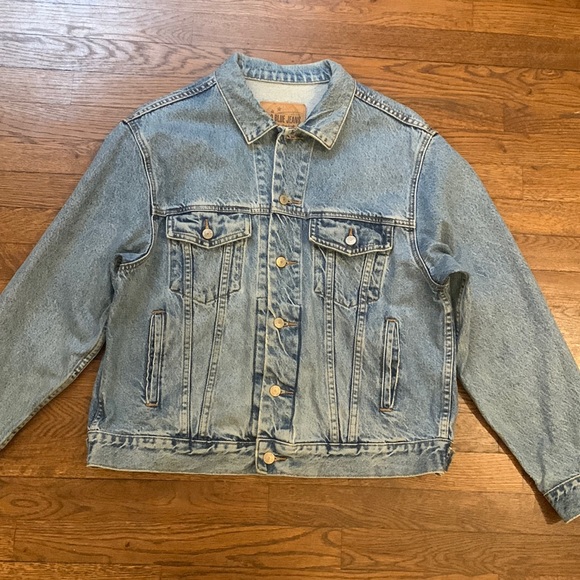 GAP Jackets & Coats Vintage Gap 9s Mens Denim Button Up Jean Jacket
